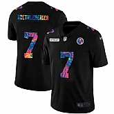 Nike Steelers 7 Ben Roethlisberger Black Vapor Untouchable Fashion Limited Jersey yhua,baseball caps,new era cap wholesale,wholesale hats